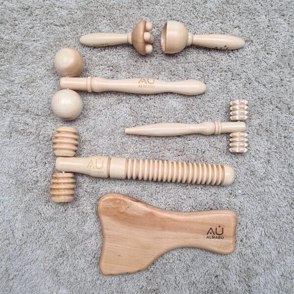 KIT Maderoterapia facial 6 piezas.