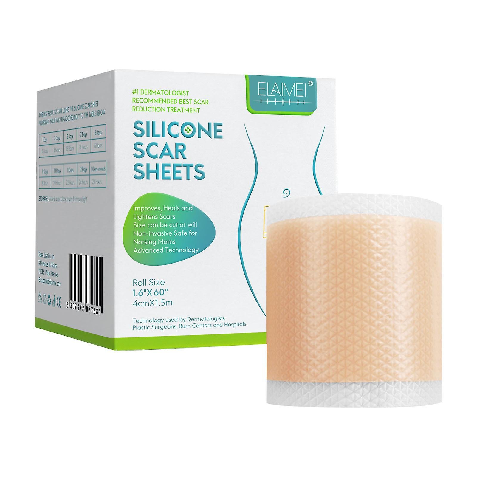 Parches de silicona cicatrizantes,150 cm x4 cm