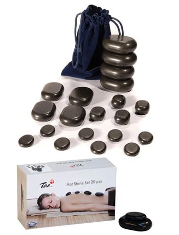 Set piedras calientes,20 und.