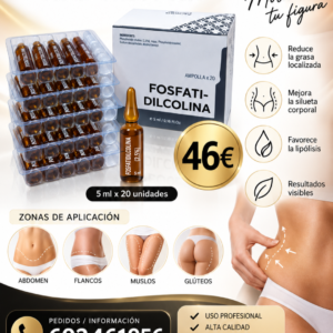 Fosfatidilcholina 2,5% - 5ml -20 unid.